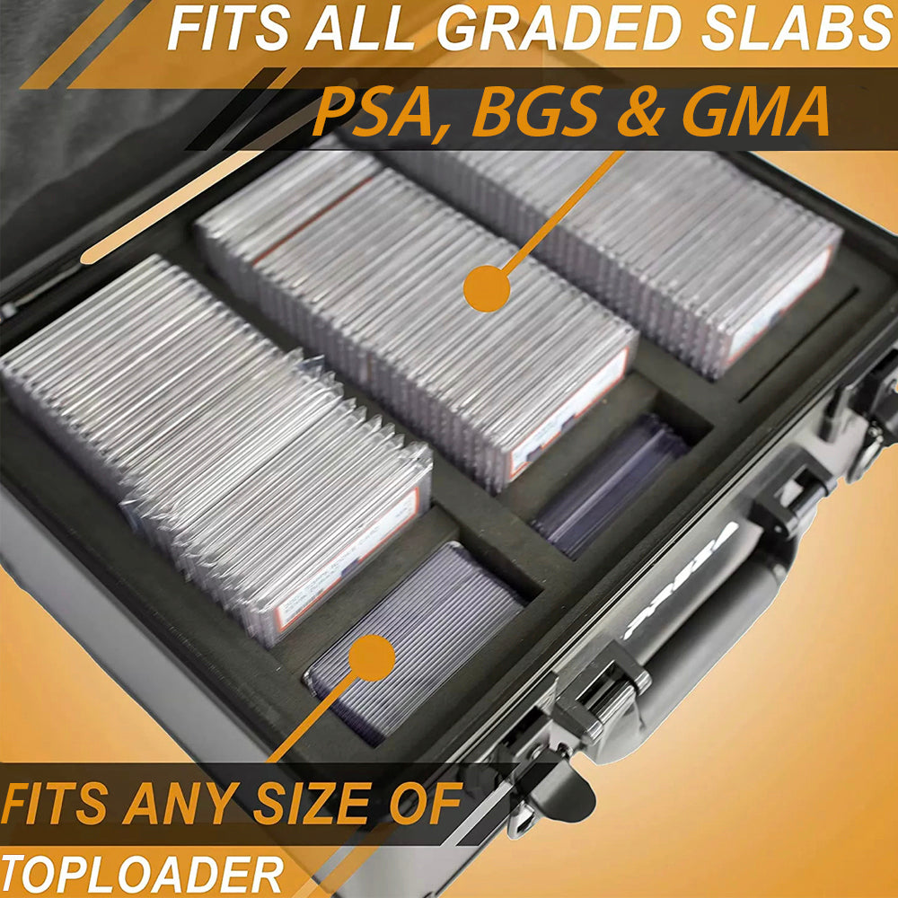 3-Row Blue Graded Card Case | Lockable Slab Storage Card Vault USA 3-Row Blue Graded Card Case | Lockable Slab Storage Card Vault USA