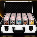 Card Vault USA 5-Row Key Lock Graded Card Case – White w/ Black Print | Pre-Sale!