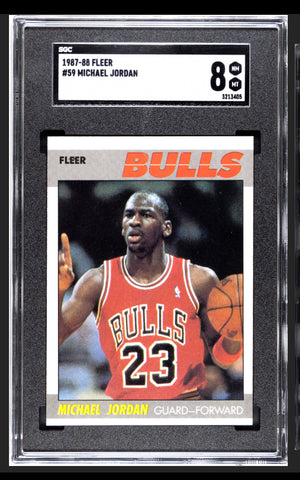 1986-87 Fleer Michael Jordan SGC 8